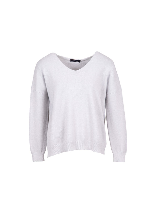 Peruzzi W25501 Star Knit Jumper with Embossed Design